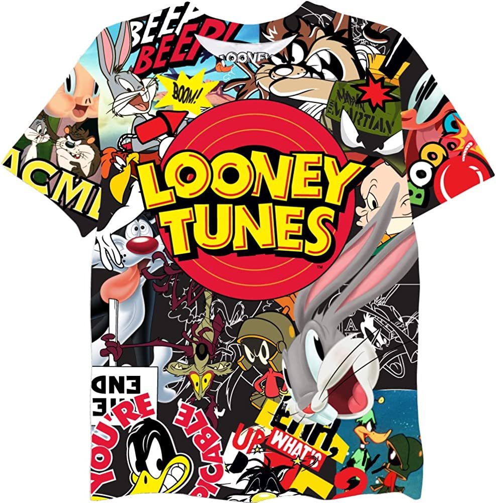 Boys Looney Tunes Boys Short Sleeve T-Shirt - Tune Squad Tee for Little and Big Boys